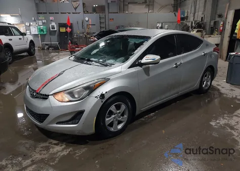 2015 Hyundai Elantra Se z USA, uszkodzony, nr VIN 5NPDH4AE2FH607959